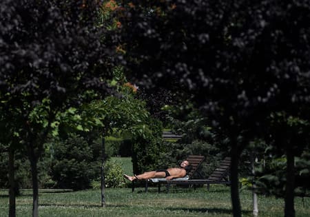 Ola de calor en Europa. Foto EFE.