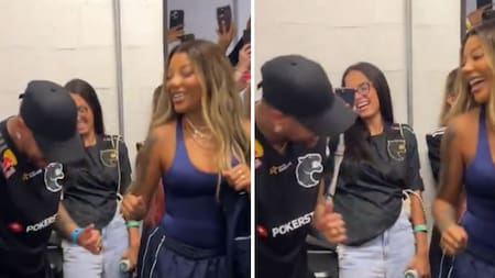 Neymar bailó con la cantante Ludmila y recibió críticas. Foto: captura de pantalla.