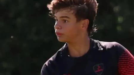 Ignacio Segamarchi tenía 15 años. Foto: NA