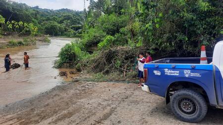 Fuertes lluvias en Ecuador. Foto: Reuters.