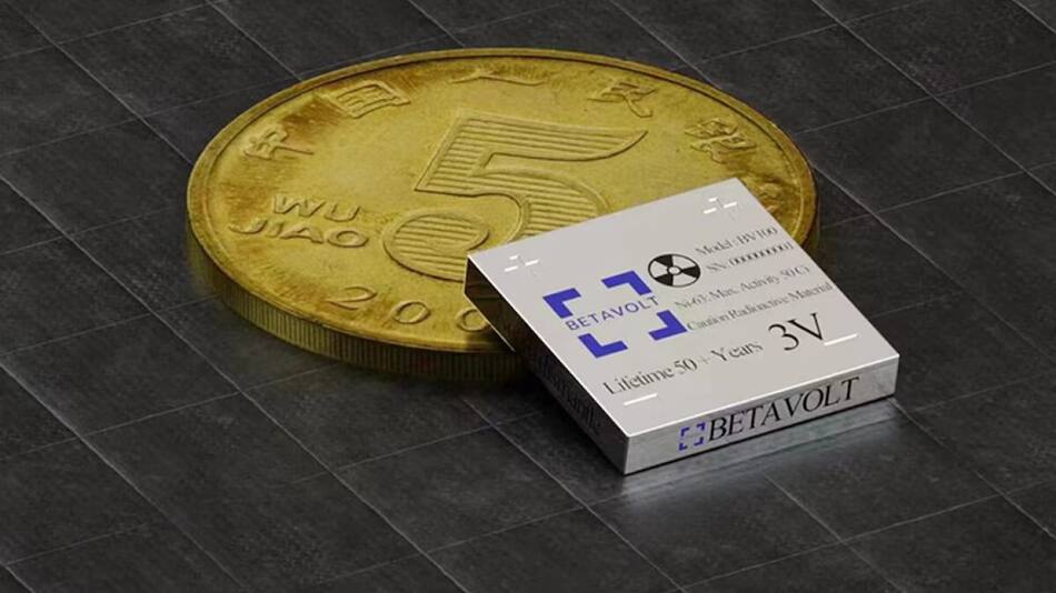 Batería atómica. Foto: Betavolt Technology