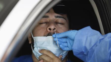 Test de Covid-19. Foto: EFE