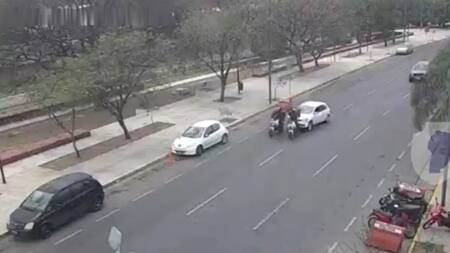 El choque ocurrió el domingo al mediodía. Foto: captura de pantalla NA.