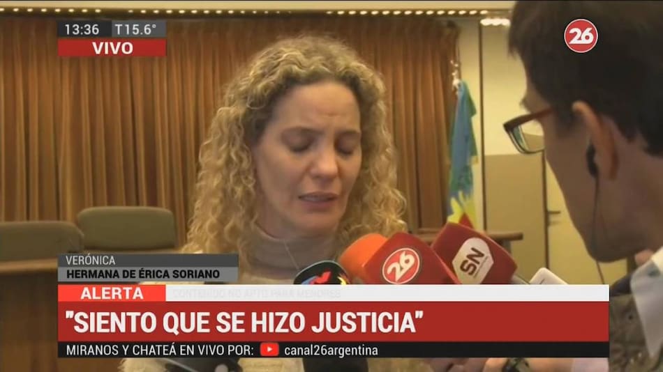 Verónica Soriano, caso Érica Soriano, condena a Lagostena, Canal 26