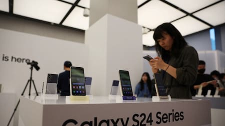 Tienda Samsung. Foto: Reuters.