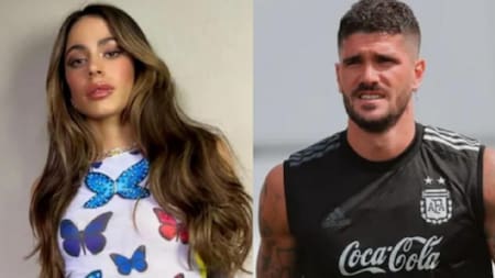 Tini Stoessel y Rodrigo De Paul. Foto: NA.