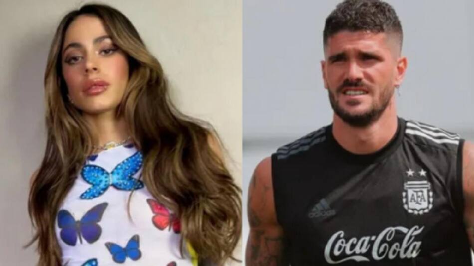 Tini Stoessel y Rodrigo De Paul. Foto: NA.