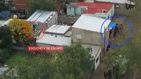 Operativo policial en Villa Constitución. Foto: NA