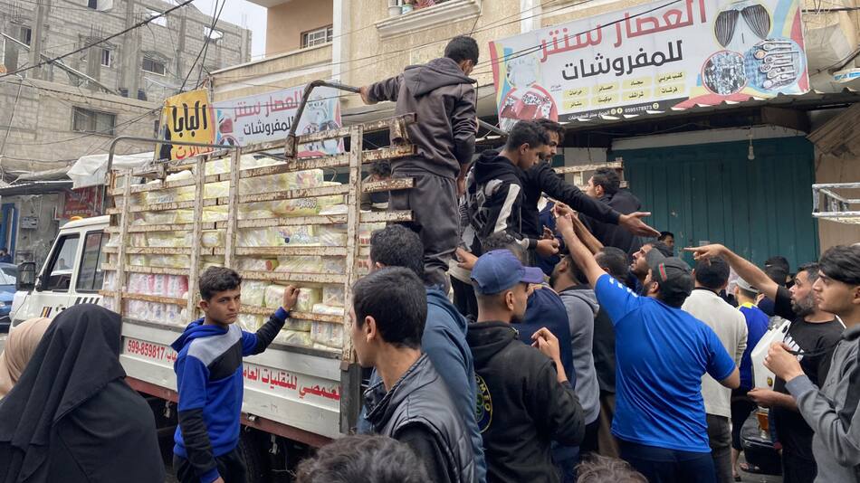 Ayuda humanitaria en Gaza. Reuters