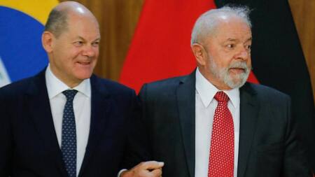 Lula da Silva y Olaf Scholz_Télam