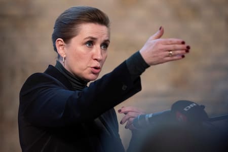 Mette Frederiksen, primera ministra de Dinamarca. Foto: Reuters.