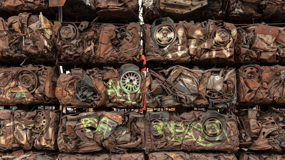 Metales reciclados. Fotos: Unsplash.