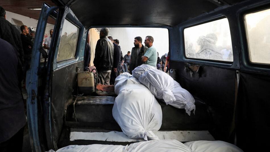 Víctimas de Gaza. Foto: Reuters.