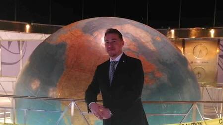 El ciudadano ruso que intentó infiltrarse en la Corte Penal Internacional. Foto: Twitter