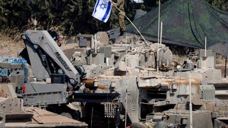 Ejército de Israel en la frontera con el Líbano. Foto: Reuters.