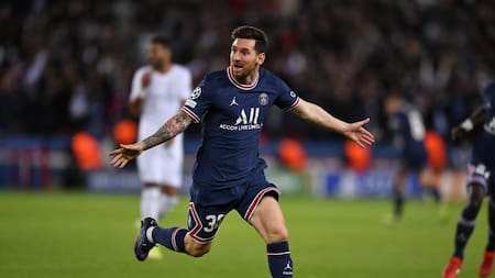 Lionel Messi, primer gol en el PSG. Twitter PSG.