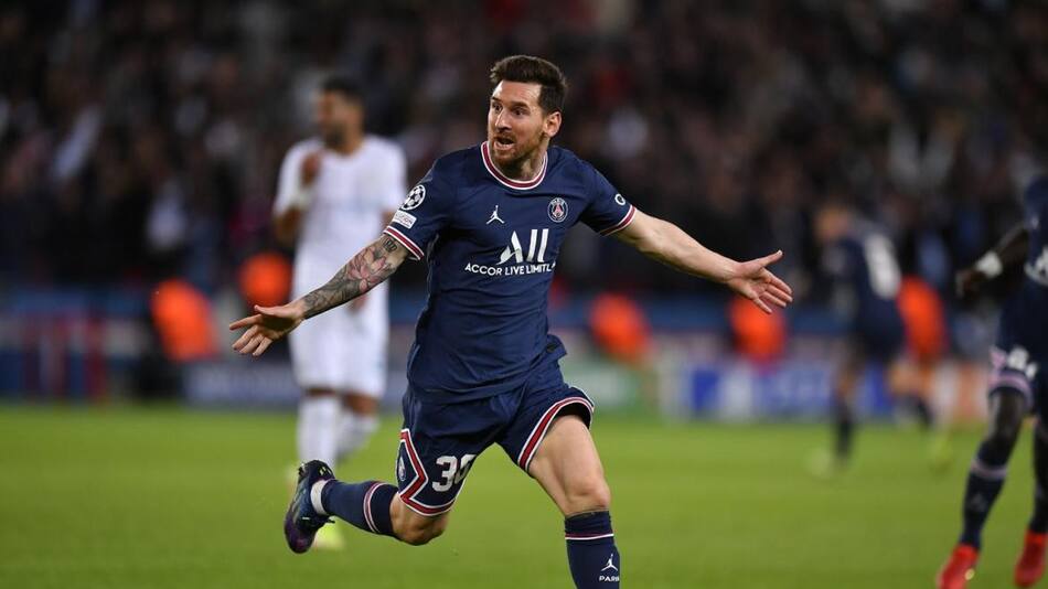 Lionel Messi, primer gol en el PSG. Twitter PSG.