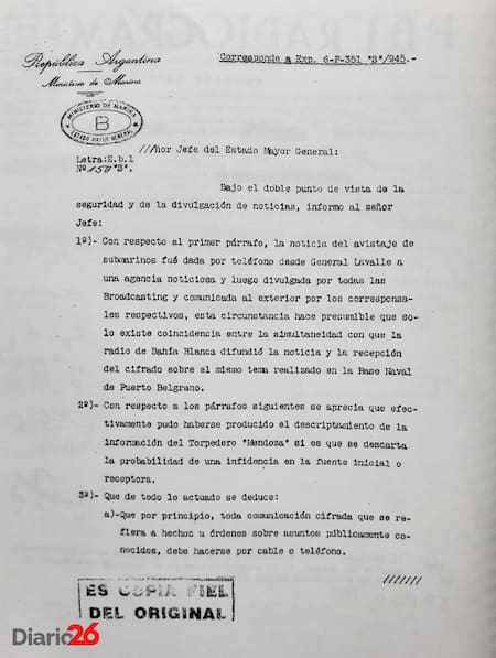 Submarinos nazis en la Argentina - 2 de agosto de 1945