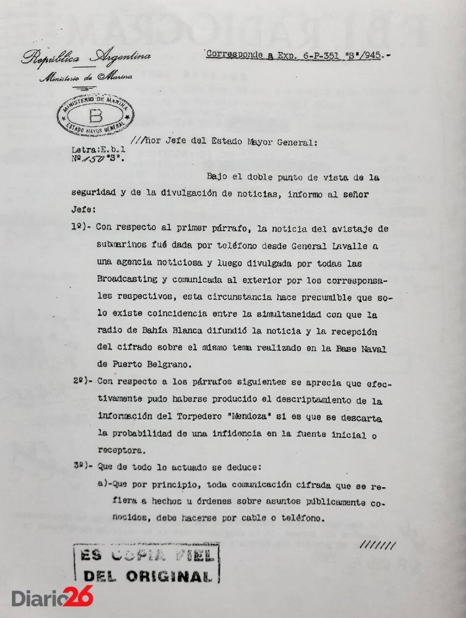 Submarinos nazis en la Argentina - 2 de agosto de 1945