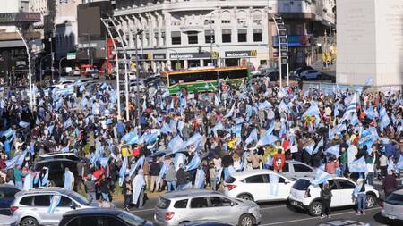 Banderazo en el Obelisco