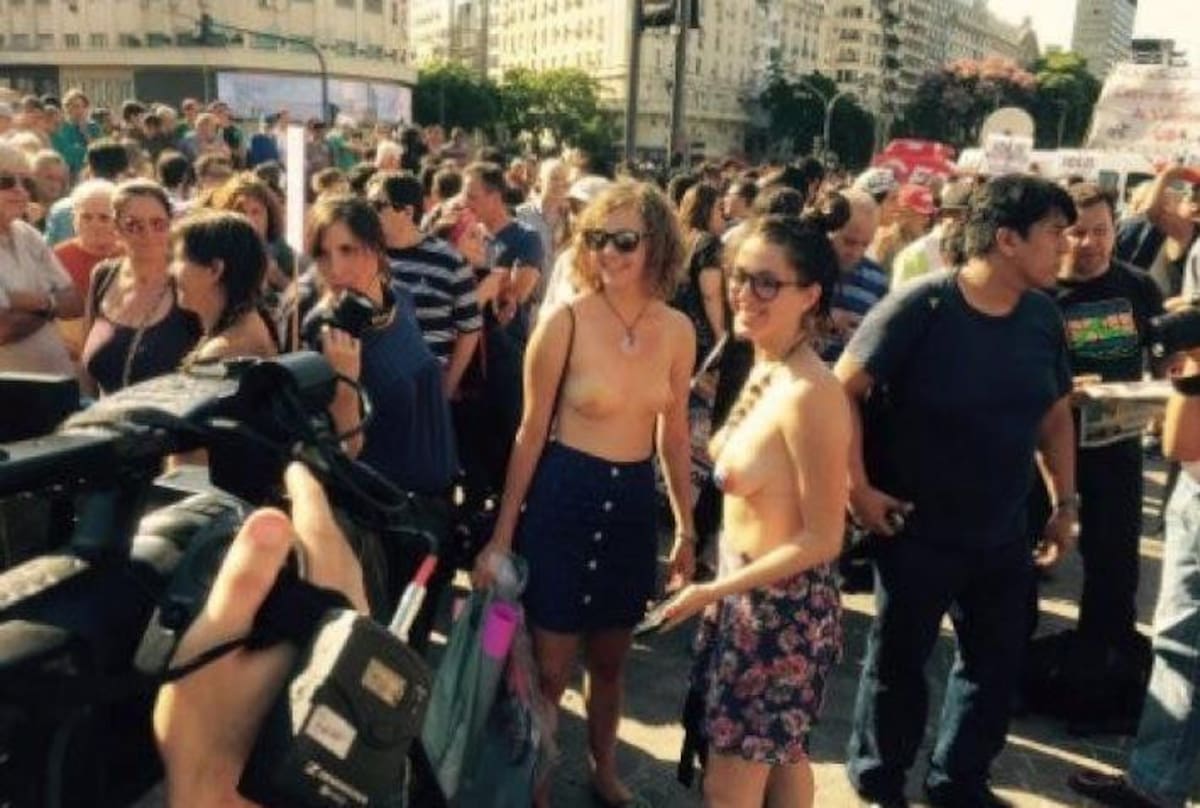 Tetazo en el Obelisco