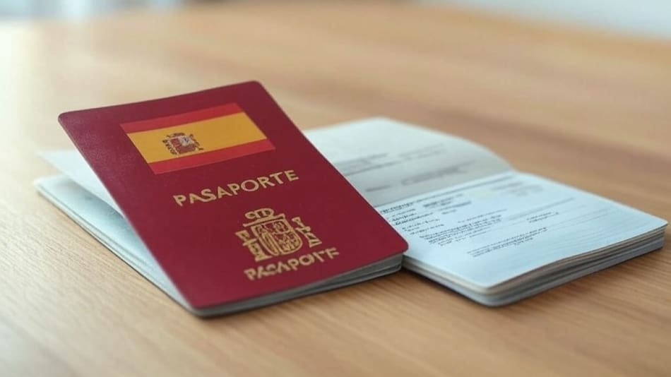 Pasaporte de España.