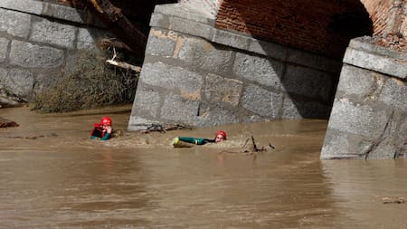 Temporal en España. Foto: EFE.
