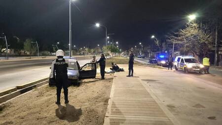 Insólito accidente en Mendoza. Foto: Ministerio de Seguridad de Mendoza