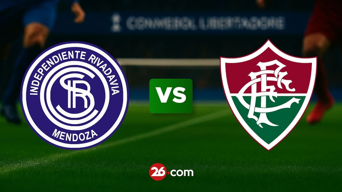 Independiente Rivadavia vs Fluminense por los octavos de final de la Copa Libertadores.