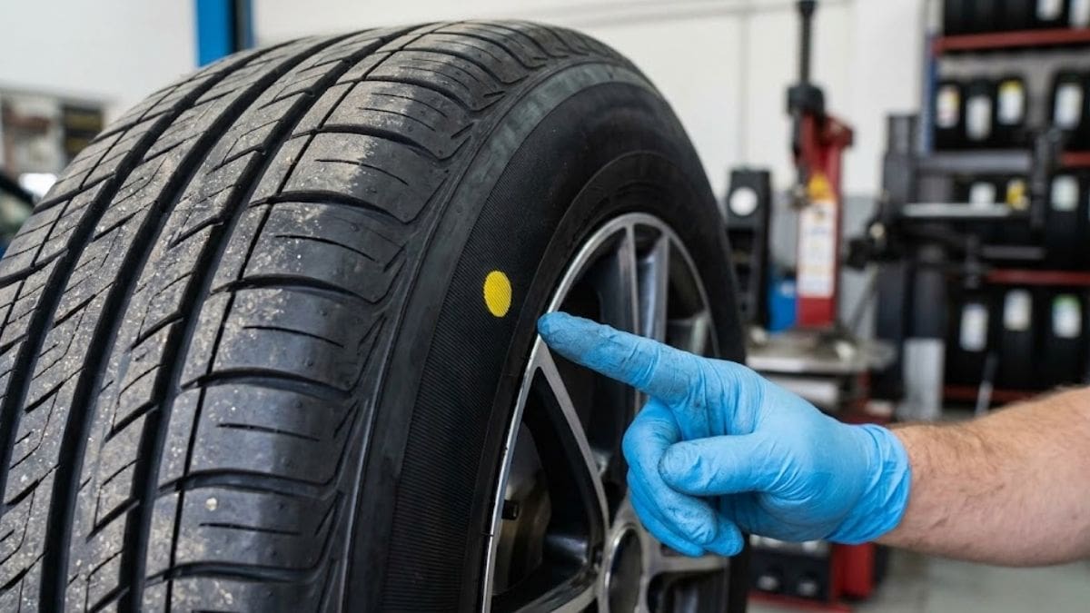 Qué significa el puntito amarillo que tienen algunas cubiertas del auto y para qué sirve.