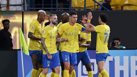 Al-Nassr venció a Istiklol con gol de Cristiano Ronaldo. Foto: Reuters.