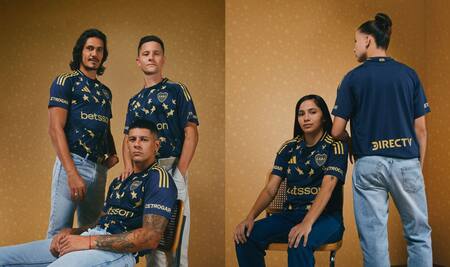 Boca Juniors presentó nueva camiseta. Foto: Instagram @bocajrs