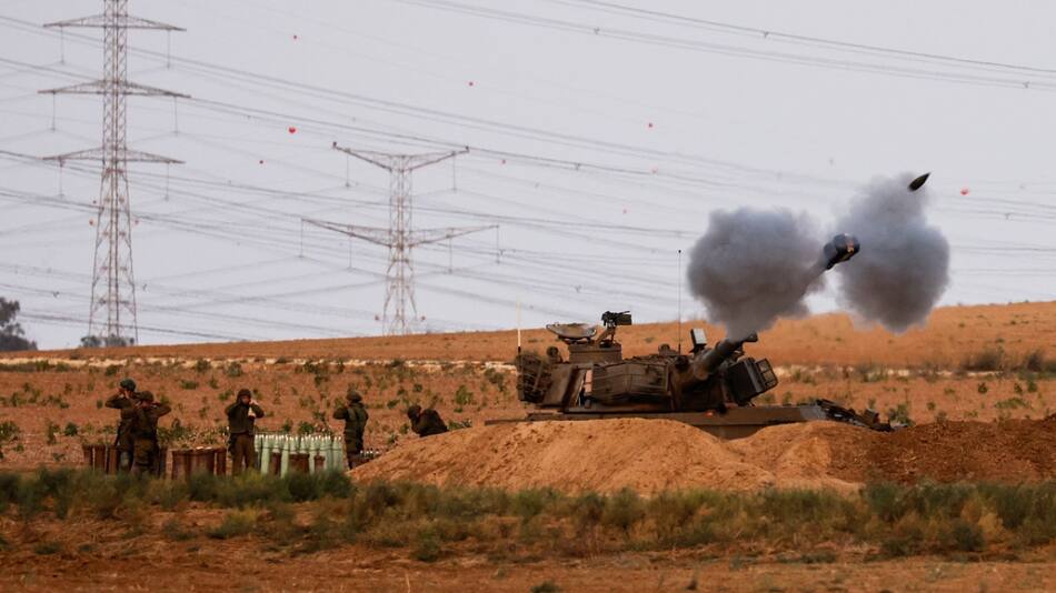 Soldados israelíes en la Franja de Gaza. Foto: Reuters.
