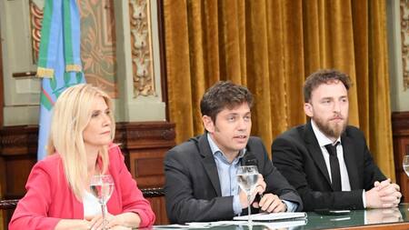 Axel Kicillof, Verónica Magario, Federico Otermín