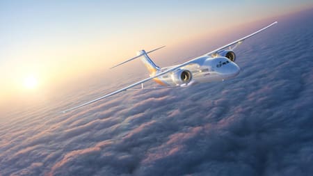 La NASA muestra cómo será el avión cero emisiones X-66 que prepara junto a Boeing. Foto EFE.