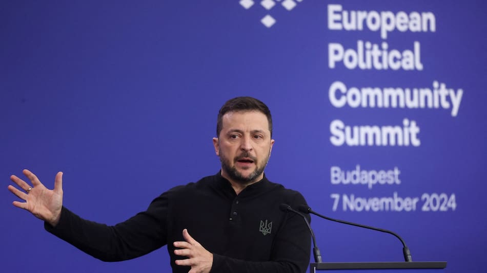 Volodimir Zelenski, presidente de Ucrania. Foto: Reuters