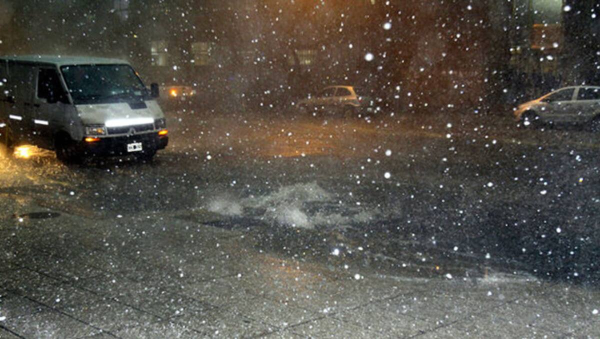 Granizo en Buenos Aires