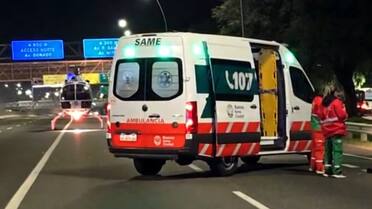 Choque mortal en General Paz: un hombre murió tras perder el control de su moto e impactar contra la banquina