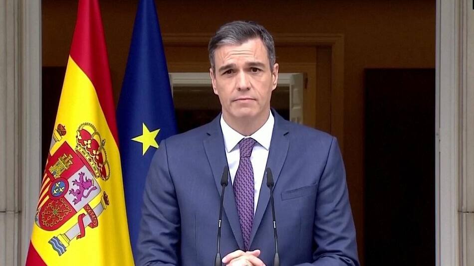 Pedro Sánchez, jefe del gobierno de España. Foto: video Reuters.