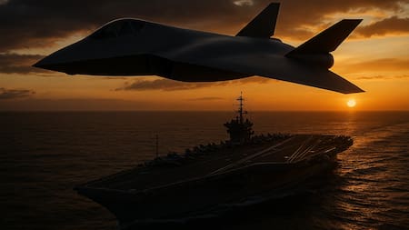 Estados Unidos sorprende con su caza “murciélago”: diseño extremo, velocidad récord y tecnología de nueva generación