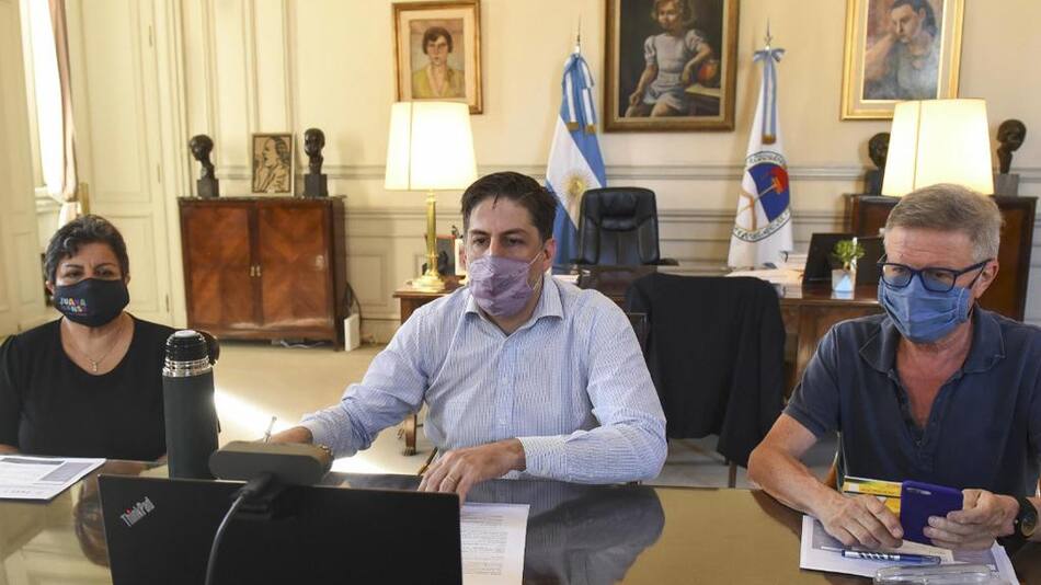 Nicolás Trotta, ministro de Educación, reunión virtual, NA