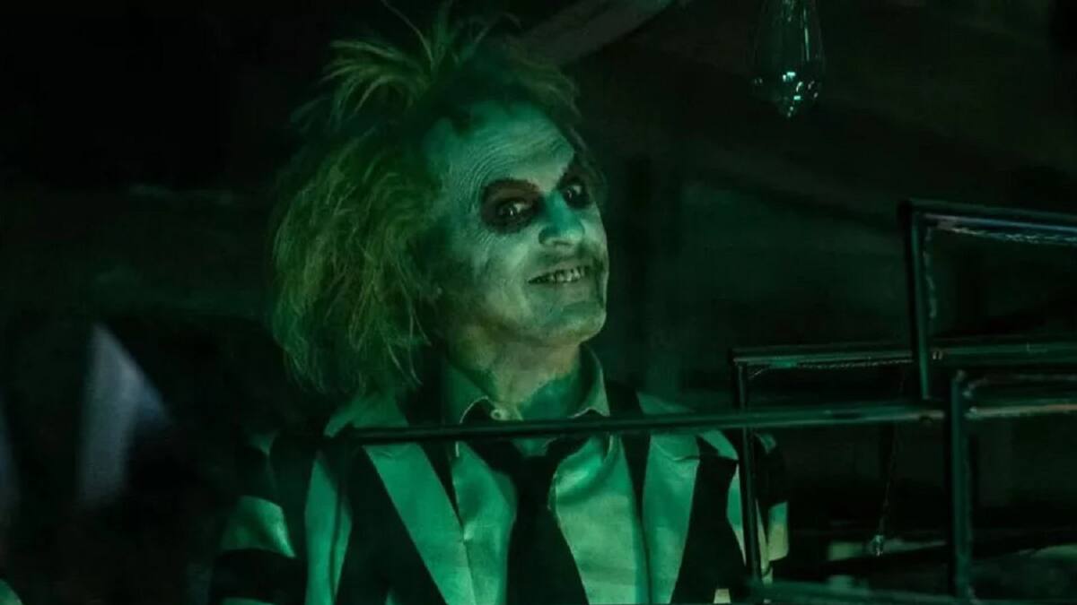 Michael Keaton en "Beetlejuice 2". Foto: NA