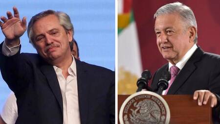 Alberto Fernández y López Obrador