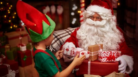 Dónde encontrar a Papá Noel en vísperas de Navidad.