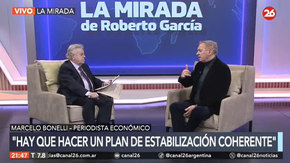 Marcelo Bonelli en La Mirada por Canal 26