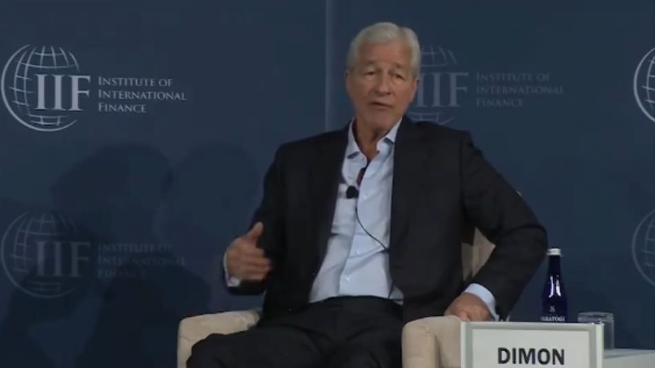 Jamie Dimon, CEO de JP Morgan Chase. Fuente: Captura