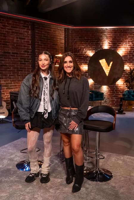 Soledad Pastorutti junto a Yami Safdie en La Voz Argentina