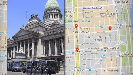 Reforma previsional - Mapa de cortes en Capital