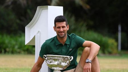 Novak Djokovic superó el récord histórico de Steffi Graf. Foto: NA.