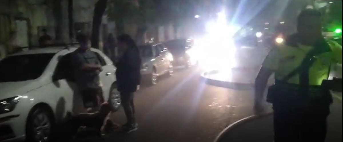 Incendio en un conventillo de La Boca. Foto: Captura de video.